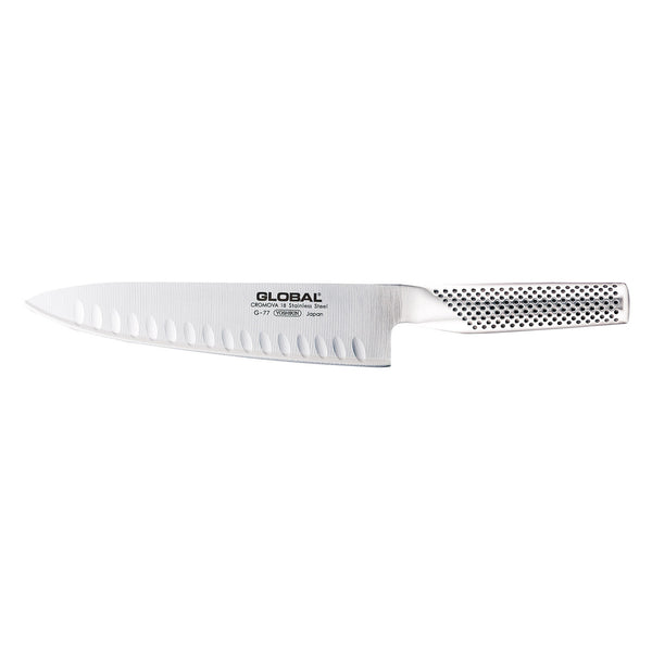 Global Classic 20cm Cook’s Knife Fluted G-80 - 2
