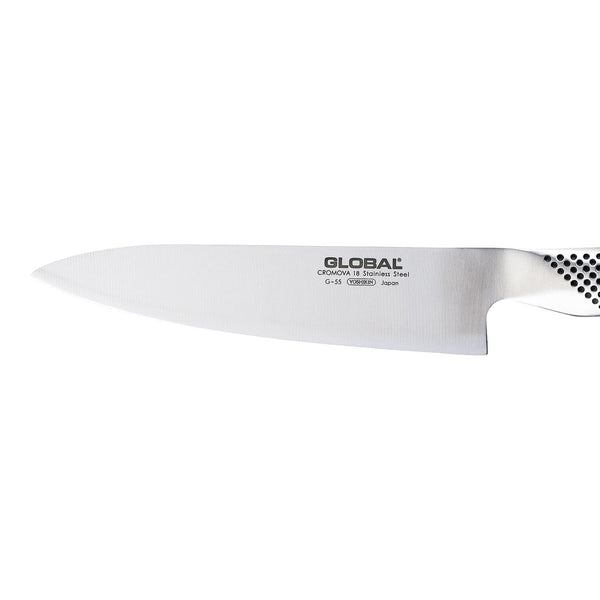 Global Classic G-55 Steel Cooks Knife - 18cm - 1