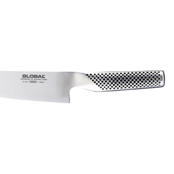 Global Classic G-55 Steel Cooks Knife - 18cm - 2