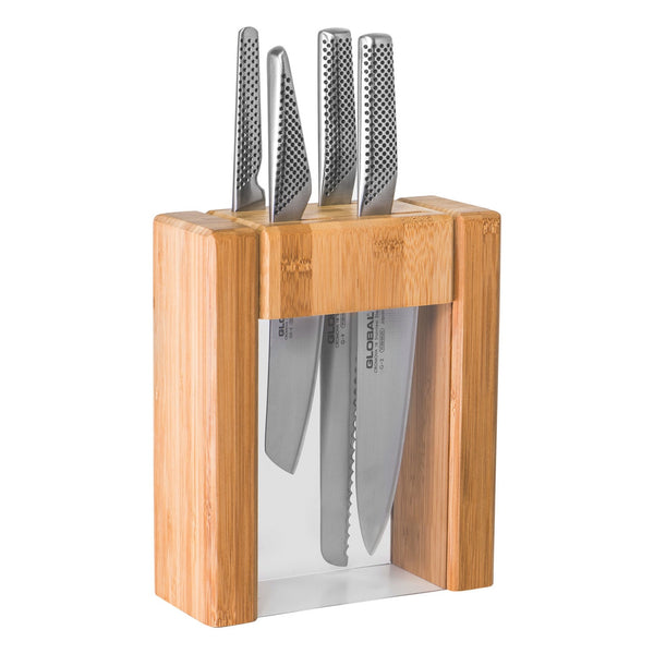 Global Ikasu Knife Block Set - 5 Piece - 1