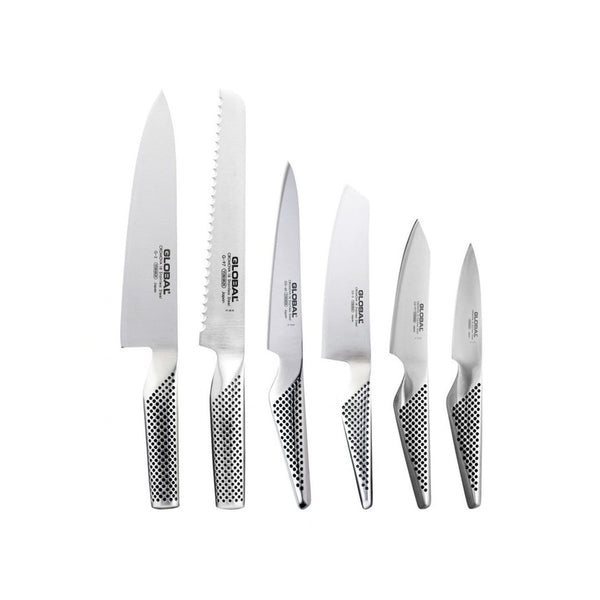 Global Hashira 7pc Knife Block Set - Maple - 2