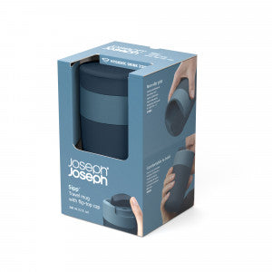 Joseph Joseph Sipp Travel mug – 340 ml (12 fl. oz) – Blue - 1