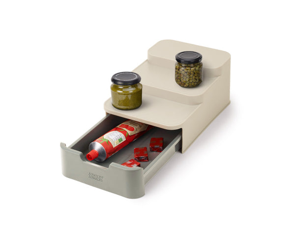 Joseph Joseph Duo Compact Tiered Organiser Polypropylene Grey - 3