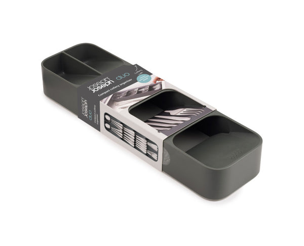 Joseph Joseph Duo In-drawer Cutlery Tray Grey - 1