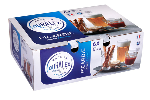 Duralex Picardie Clear Tumbler Set of 6 - 310ml - 1