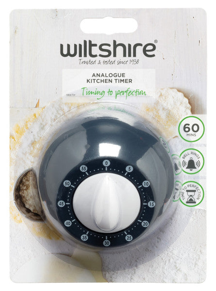 Wiltshire Wind Up Timer - Grey - 1