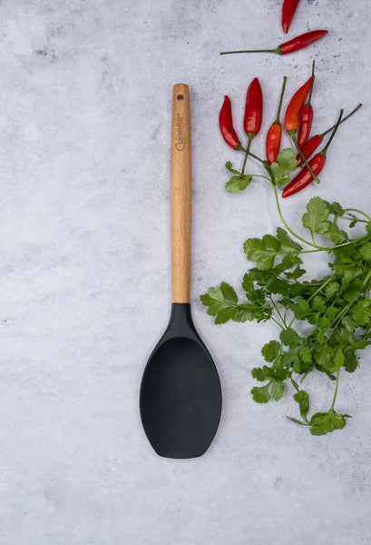 Cuisena Beech Wood Solid Spoonula - 1