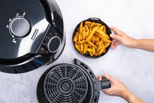 Cuisena Air Fryer Silicone Square Basket Black 18.5cm - 3