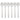 Wilkie Brothers Stainless Steel Buffet Fork Set Satin Finish - 6 Piece