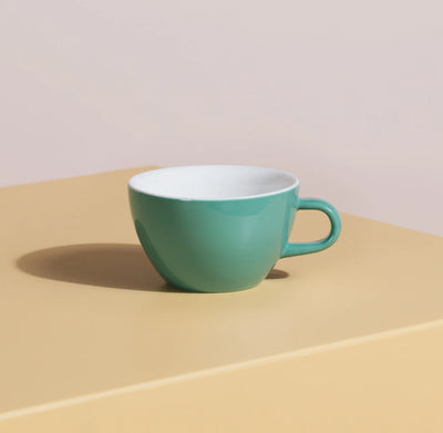 Acme Pack Of 6 Latte Cups Feijoa Made From High Quality Porcelain - 280Ml
