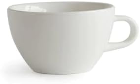 Acme Pack Of 6 Latte Cups Milk White Made From High Quality Porcelain - 280Ml - 3