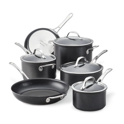 Anolon Non Stick Cookware Set Black – 10 Piece