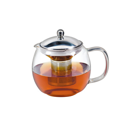 Avanti Ceylon Glass Teapot Borosilicate Glass with Steel Infuser - 1.5L