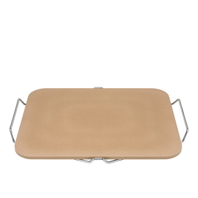 Avanti Rectangualr Pizza Stone With Rack - 30cm x 38cm
