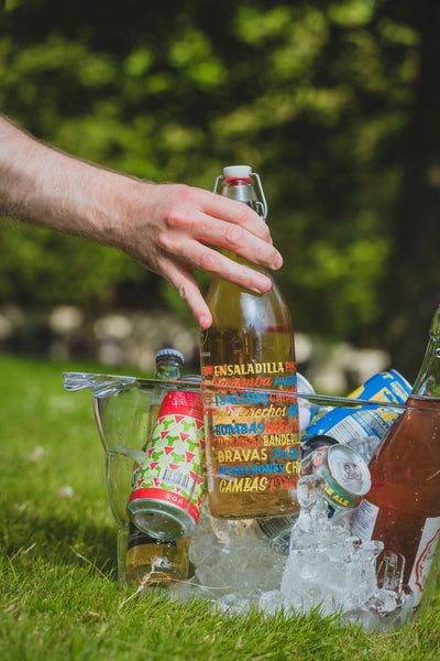 BarCraft Acrylic Large Oval Drinks Pail / Cooler - 10.0L - 3