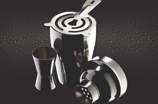 BarCraft Stainless Steel Cocktail Kit - 3 piece - 1