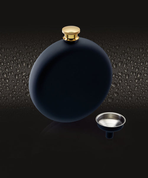 BarCraft Stainless Steel Soft Touch Hip Flask - 350ml - 2