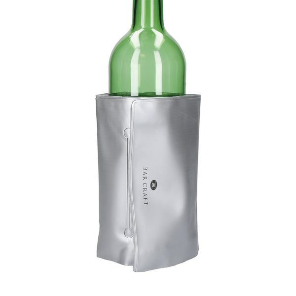 BarCraft Wrap Around Silver Wine Cooler - 2