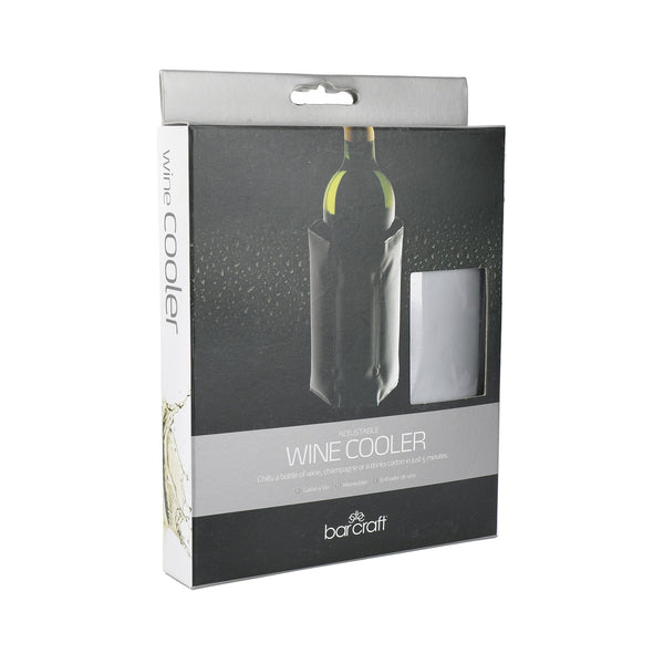 BarCraft Wrap Around Silver Wine Cooler - 1