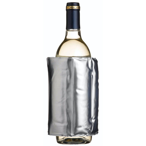 BarCraft Wrap Around Silver Wine Cooler - 3