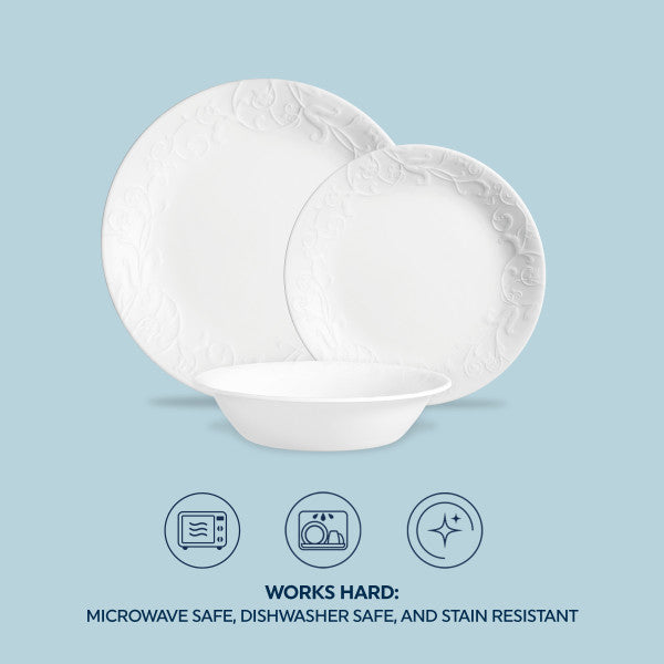 Corelle Bella Faenza Vitrelle Glass Dinner Set 12pc - 2