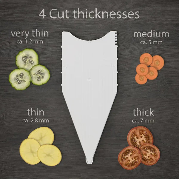 Borner V5 PowerLine Mandoline PowerLine Basic Set Steel Blade White - 2