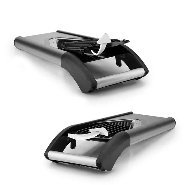 Borner V6 Vegetable Slicer ExclusiveLine Starter Set Steel Blade Steel Blk - 3