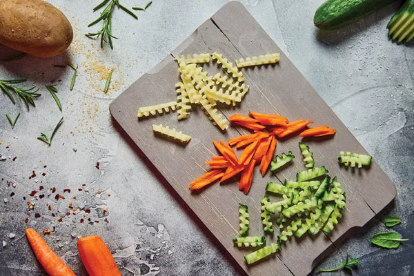 Borner Wave Waffle Cutter PowerLine Orange Steel Blade - 1