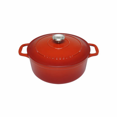 Chasseur Cast Iron Round French Oven Inferno Red - 28cm/6.1L