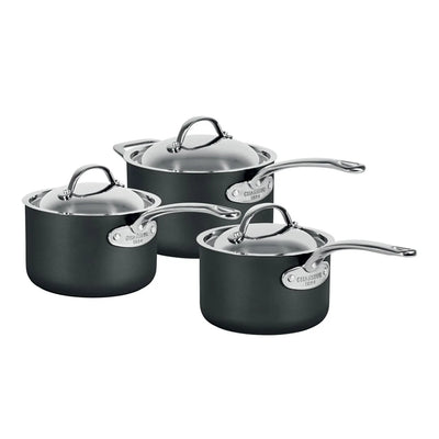 Chasseur Cinq Etoiles Cast Iron Non-stick Saucepan Set -  3 Piece