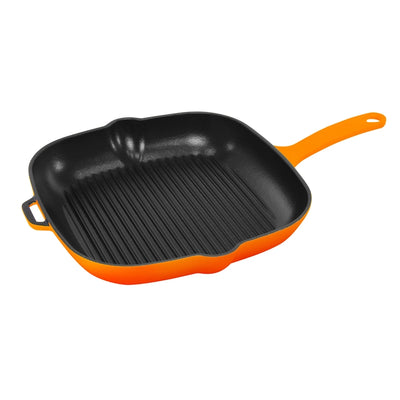 Chasseur Square Cast Iron Grill Pan Sunset - 25cm