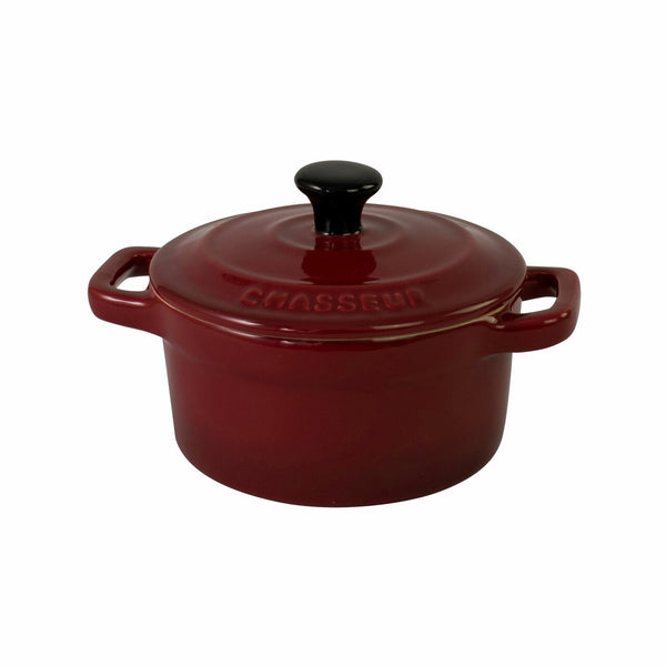 Chasseur Stoneware Mini Cocotte Bordeaux - 10cm diameter x 9cm/300ml - 1