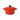 Chasseur Stoneware Mini Cocotte Red - 10cm diameter x 9cm/300ml
