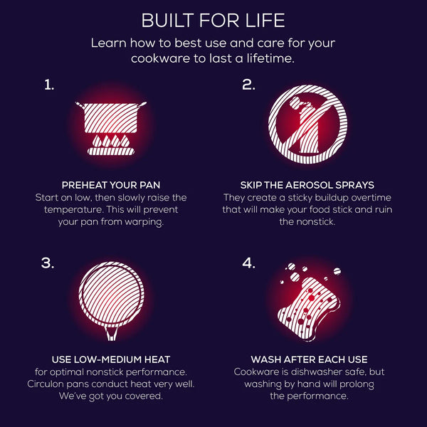 Circulon SteelShield™ Stainless Steel C - Series Stockpot - 26cm - 3