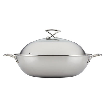 Circulon C-Series Hybrid Clad Stainless Steel Induction Covered Wok 36cm