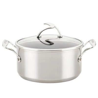 Circulon SteelShield™ Nonstick Stainless Steel S-Series Covered Saucepot Induction Suitable - 22cm/3.8L