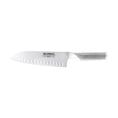Global Classic Fluted Santoku Knife - 18cm
