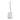 Joseph Joseph Flex Lite Toilet Brush D-shaped head, anti-drip design, anti-clog wide bristle spacing – H42.2cm x W12.3cm x L8.7cm