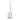 Joseph Joseph Flex Lite Toilet Brush D-shaped head, anti-drip design, anti-clog wide bristle spacing – H42.2cm x W12.3cm x L8.7cm