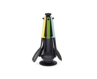 Joseph Joseph Duo 5-piece Utensil Set with storage stand