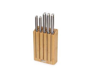 Joseph Joseph Elevate Steel Knives Bamboo Block Set - 5 Piece