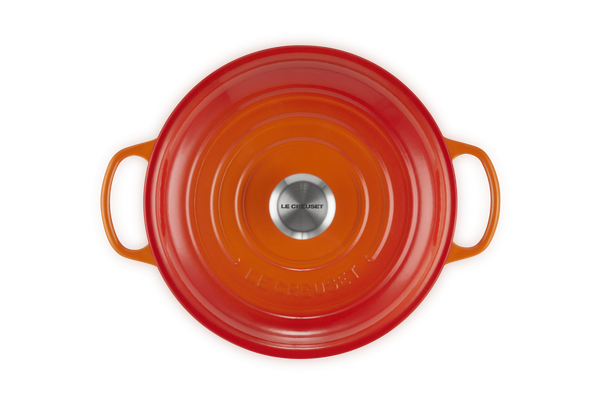 Le Creuset Cast Iron Shallow Casserole with Signature Knob - 26cm - 3