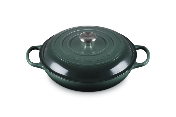 Le Creuset Cast Iron Shallow Casserole with Signature Knob - 30cm - 1