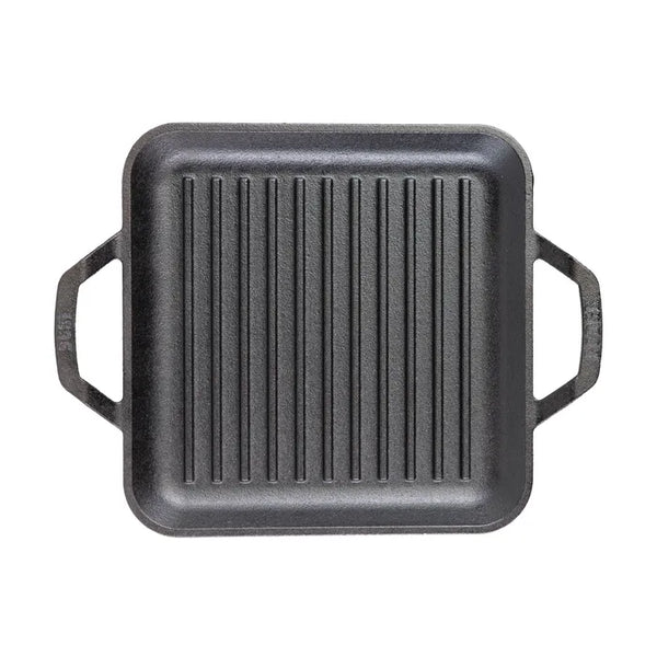 Lodge Chef Collection Square Cast Iron Induction Grill Pan - 28cm - 3