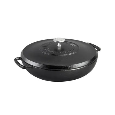 Lodge Blacklock Cast Iron Braiser with Lid – 3.7L