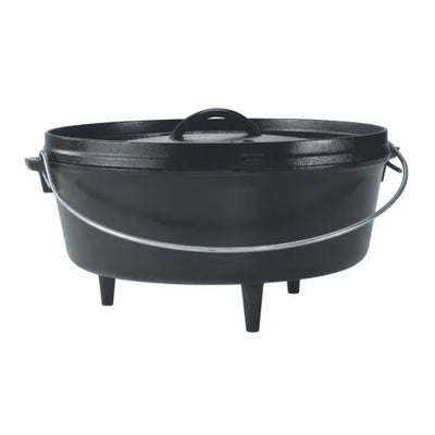 Lodge Camp Cast Iron Dutch Oven - 5.6L 30cm