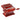 Marcato Atlas 150 Design Pasta Machine Anodised Aluminium - Red