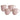 Mason Cash Classic Collection Set Of 4 Pink Mugs Stoneware Construction - 400ml