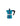 Pezzetti Teal Italexpress Aluminium Coffee Maker - 1 Cup