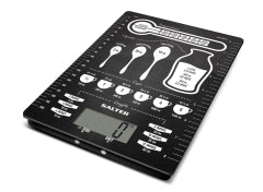 Salter Conversion Table Electronic Kitchen Scale Measurement Units (gm, oz, ml, fl.oz) Capacity - 5kg Max
